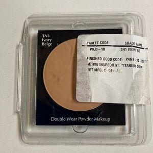 New Estée Lauder Double Wear Powder Makeup in 3N1 Ivory Beige Sealed Tester